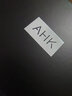 AHK26字母钛钢项链男女士百搭潮流情侣吊坠七夕情人节礼物送男女朋友 潮流满钻项链 【K】+品牌礼盒 实拍图