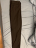 罗蒙抗皱免烫西裤男士高腰宽松休闲商务西装长裤休闲裤直筒爸爸装裤子 实拍图