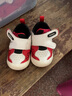 卡特兔宝宝学步鞋秋季小K盾机能鞋男女童宝宝幼儿园小白鞋婴儿鞋X3CE016 实拍图
