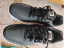 安踏运动鞋男鞋春冬季皮面防泼水休闲鞋轻便防滑缓震跑步鞋旅游鞋子男 【皮面防泼水】黑/安踏白-1 40 实拍图