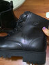回力官方马丁靴男加绒加厚雪地靴子男高帮男鞋冬季鞋子男大黄靴耐磨 黑色加绒款 39 (245mm) 实拍图