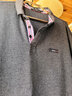 吉普（JEEP）长袖t恤男2025年秋冬新款男士商务休闲宽松棉质大码翻领男装上衣 PS0001款灰色 XL(建议146-160斤) 实拍图