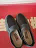 布瑞京老北京布鞋夏季男网鞋中老年爸爸鞋透气网面套脚一脚蹬软底大码鞋 黑色 45 实拍图