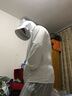 八度丘专业防晒衣外套男士夏季户外冰丝钓鱼upf50+防晒服皮肤衣风衣薄款 可拆帽濡羽白-男透气面料 3XL 实拍图