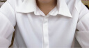 初申长袖衬衫女职业正装学生面试气质休闲通勤白衬衣上衣S12KC2875 实拍图