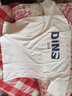 萨姆依 ins超火短袖T恤女夏2023夏季新款韩版宽松学生BF原宿港风半截袖oversize休闲上衣 白色【鲨鱼字母】 XL 实拍图