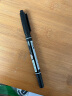 齐心（Comix）小双头防水速干勾线笔油性笔物流记号笔大头笔马克笔12支/盒 工具 黑色 EM829 实拍图
