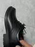 回力皮鞋男秋冬季正装商务男士休闲英伦风结婚新郎西装黑色面试鞋子男 黑色 40 实拍图