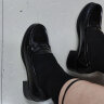 HARUTAHaruta4603日系学生百搭正统中跟粗跟学院小皮鞋JK制服鞋乐福鞋女 黑色 35 晒单实拍图