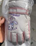 火炬人儿童手套8到12岁冬季加绒手套卡通保暖滑雪玩雪手套C3200米色 实拍图