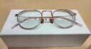 派丽蒙（PARIM）近视钛架眼镜女超轻椭圆形金丝近视框可配防蓝光ins风高级感镜架 83607S-K2-玫瑰金 实拍图