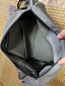暄琰帆布包复古休闲斜挎包男士简约斜跨包旅行上课学生大容量单肩包女 帆布包【插扣灰色】无挂件 实拍图