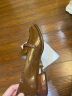 百思图（BASTO）24春商场新款真皮高级感英伦漆皮乐福小皮鞋女单鞋KA816AA4 棕色 37 晒单实拍图