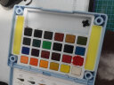樱花(SAKURA)固体水彩颜料24色马卡龙套装（浅艾蓝色外壳）荷兰泰伦斯便携透明水彩 写生学生绘画用品 实拍图