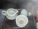 汝道RUDAO 汝窑汝瓷公道杯单海手工陶瓷分茶器简约功夫茶具茶道茶艺配件手柄茶海礼盒装 竹节海 实拍图
