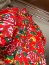 翡度尼（FAEDOONY）东北花棉袄女中国风2024款国潮牡丹花棉衣加厚保暖男女同款外套 红色 2XL(165-180斤) 实拍图