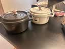 珐宝（staub）法国进口珐琅锅铸铁锅平底煲汤锅具双耳炖锅微压锅烹饪锅具电磁炉 黑色 22cm 实拍图
