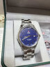 瑞士军表（SWISS MILITARY）圣诞新年礼物原装进口男手表商务休闲ETA机芯男女情侣款五年联保 30200.18-数字蓝盘-钢带 实拍图