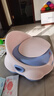好孩子（gb）儿童马桶女宝宝坐便器婴儿幼儿小马桶1-3-6岁女童大号拉屎尿便盆 粉[6月-9岁适用]【加大款】 实拍图