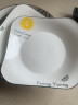 尚行知是 小太阳北欧西餐盘碟子创意陶瓷餐具盘牛排甜品盘家用菜盘早餐盘 方盘-橙子图案 1个 7英寸 实拍图