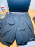 耐克（NIKE）健身服男跑步运动套装 Dri-Fit篮球训练速干衣裤晨跑服网球足球衣 黑色短袖T恤+短裤/紧身弹力两件套 M/170 实拍图