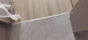 MTYG铝合金木地板收边条瓷砖收口条过门石压条直角包边条极窄边封边条 [哑光黑]CZ029适配10-12mm厚 2.7m 晒单实拍图