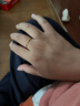 中国黄金（CHINA GOLD） 黄金戒指磨砂光面戒指男女素圈戒指黄金女约1g 18# 【光面款】 实拍图