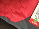 左斯客加绒加厚棉衣外套秋冬季青年韩版连帽棉服外套男棉袄户外骑行防寒 红色 XXXL 实拍图