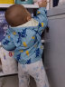 婴儿加绒外套女宝宝儿童男童冬装秋冬衣服小童洋气3加厚1岁棉衣 绒里蓝色 90cm 实拍图