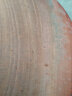 泰南老正宗红铁木砧板切菜板实木家用案板防霉面板占板粘板菜墩圆形刀板 红铁木铁皮钢圈款 36*4cm 实拍图