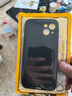 笑源  iPhone13手机壳苹果16/15/14/12/11pro液态硅胶xsmax薄防摔软壳全包plus简约镜头高男士女款Xr 亲肤手感【质感黑】硅胶壳 苹果13【6.1寸】 实拍图