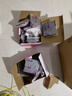 飞雕（FEIDIAO）插座开关面板 墙壁暗装 86型墙壁暗装5孔插座 开关插座带usb 纯平 四开单控 月光银 实拍图