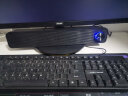 赛达（SADA）音响电脑蓝牙音箱家用台式机长条多媒体喇叭笔记本手机桌面有线迷你影响 V-195黑色 实拍图