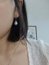 苏十六925银复古水滴仿珍珠耳坠高级感气质耳环女士耳饰生日礼物送老婆 珍珠耳环一对-10mm 实拍图