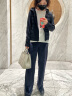 lululemon丨Velour 女士宽松款高腰长裤 LW5ED6S 黑色 6 晒单实拍图