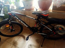 凤凰（Phoenix）凤凰自行车成人男新款山地车变速越野骑行车12岁到18岁青少年单车 铝架【全轴承/超省力】辐条轮肖灰 24寸24速【身高138-168cm】 实拍图