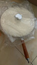 摩卡色mocarose摩卡色珐琅精铁锅升级版炒锅家用炒菜锅无涂层燃气灶专用 奶油白- 32cm 实拍图