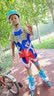 小状元轮滑鞋儿童6-12岁溜冰鞋初学者入门女童男孩旱冰滑冰滑轮鞋礼物 初学防撞【头盔护具】蓝 M (适合鞋码31-34)尺码可调【约6-12岁】 实拍图