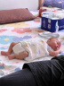 童泰婴儿包巾纯棉0-6月宝宝抱被新生儿包单裹巾初生儿包被2件装 蓝色 84*84cm 晒单实拍图