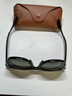 雷朋（RayBan）太阳镜徒步旅行运动户外方形墨镜显脸小眼镜0RB2140F可定制 901黑色镜框绿色镜片 尺寸54 实拍图