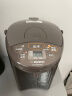 象印（ZO JIRUSHI）电水壶五段控温微电脑可定时 家用办公3L容量 CD-WQH30C-TM(金属棕色) 实拍图