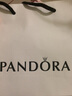 潘多拉（PANDORA）蓝色和透明闪耀素圈diy手链绳925银女款生日礼物送女友 实拍图