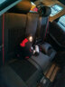 翰静 新款汽车卡通坐垫四季通用座垫全包围座套透气织物座椅套适用于 神秘黑（皮革+织物） 奔腾X40X80T77B50 实拍图