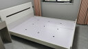 全友家居 床 现代时尚卧室北欧双人板式床白色卧室成套家具组合床121802  单床 1500*2000 晒单实拍图