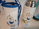 膳魔师儿童保温杯吸管杯学生水杯直饮杯大容量喝水杯子运动水壶 TCKP 【卷毛驼】多功能保温杯 （升级4盖+杯套） 实拍图