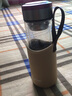 ONEDAY保温杯杯套手提通用隔热防摔烫茶玻璃杯水杯子袋带保护套罩防烫 小号深咖/金色双面款 实拍图