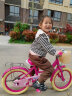 奥仕龙x迪士尼联名自行车儿童3-6岁小孩单车4-8岁公主款儿童自行车 草莓熊-后座-礼包 16寸 适合100-120cm 晒单实拍图