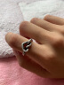 CHARLES&KEITHCK5-320300女士圈定系列半宝石饰爱心戒指 Silver银色 实拍图