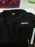 YUTA运动套装男跑步健身短袖T恤速干运动衣宽松足球训练服夏季服装 黑色白边 XL 实拍图