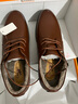 卡帝乐鳄鱼（CARTELO）牛皮正装休闲男士低帮系带皮鞋男冬季保暖男式棉鞋1511棕色加棉43 实拍图